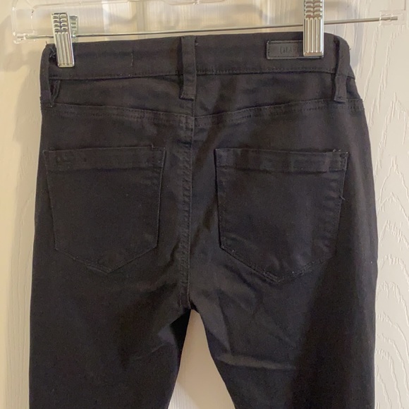 BLANKNYC BLACK FAUX LACE UP ANKLE SKINNY JEANS SIZE 24 - Picture 6 of 8